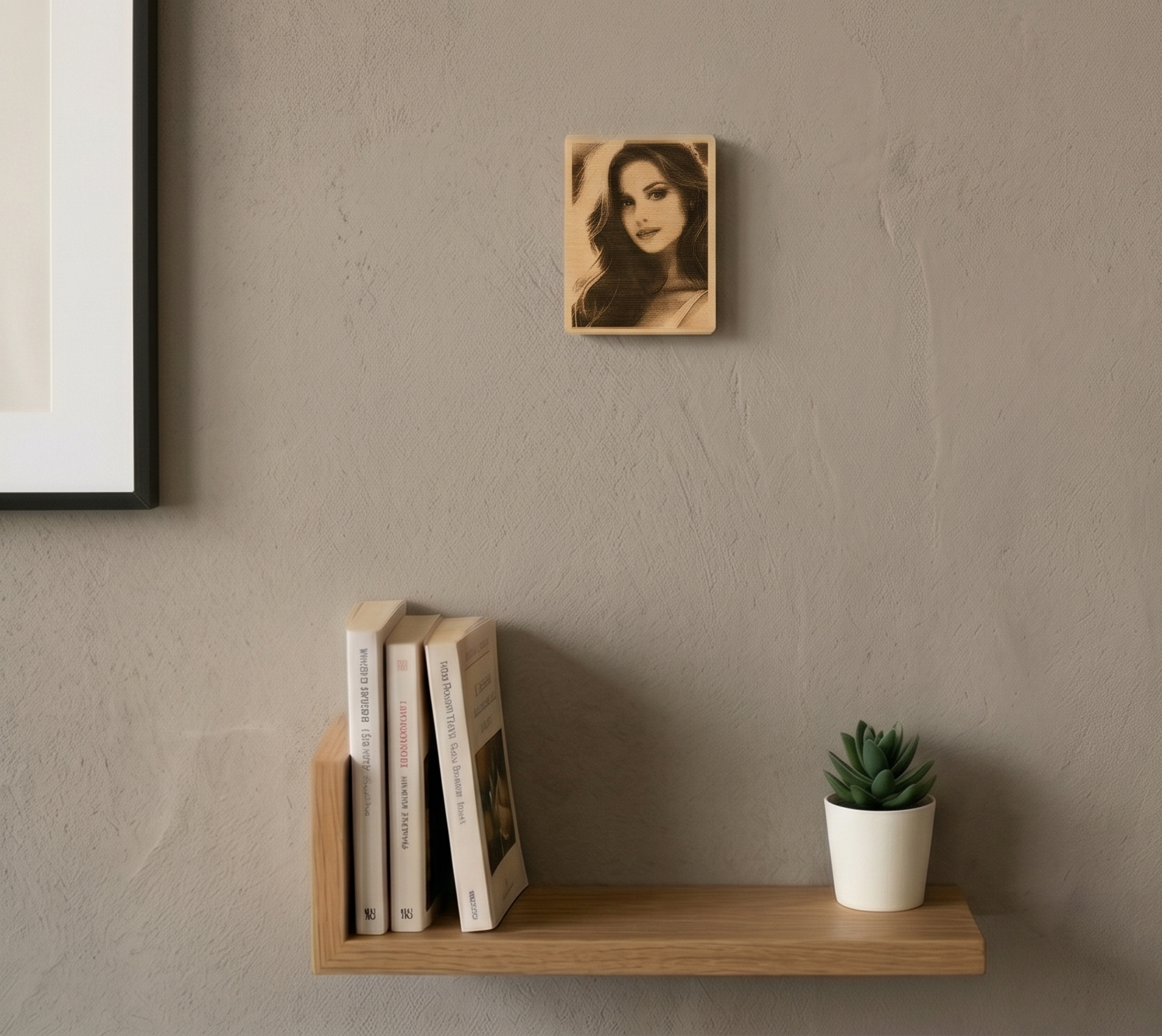 Foto op Hout – Persoonlijke Lasergravure