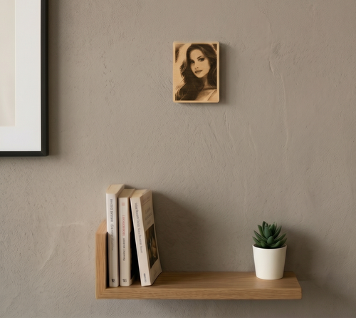 Foto op Hout – Persoonlijke Lasergravure